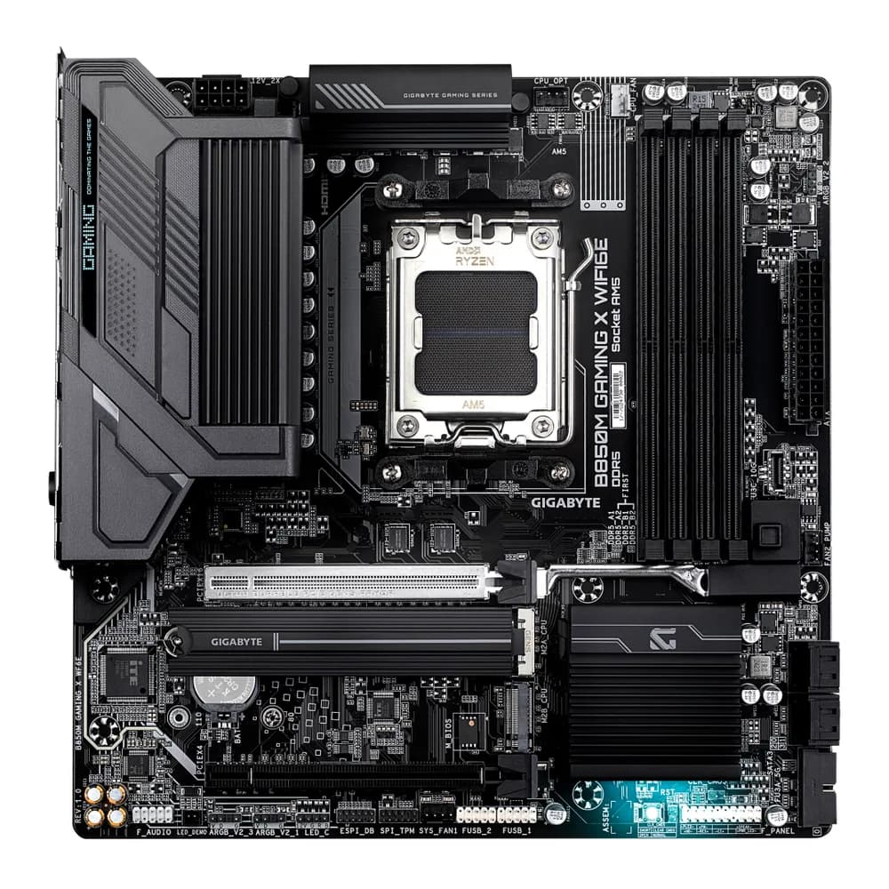 Placa de baza Gigabyte B850M GAMING X WIFI6E, Socket AM5, DDR5, Micro-ATX — miniatură