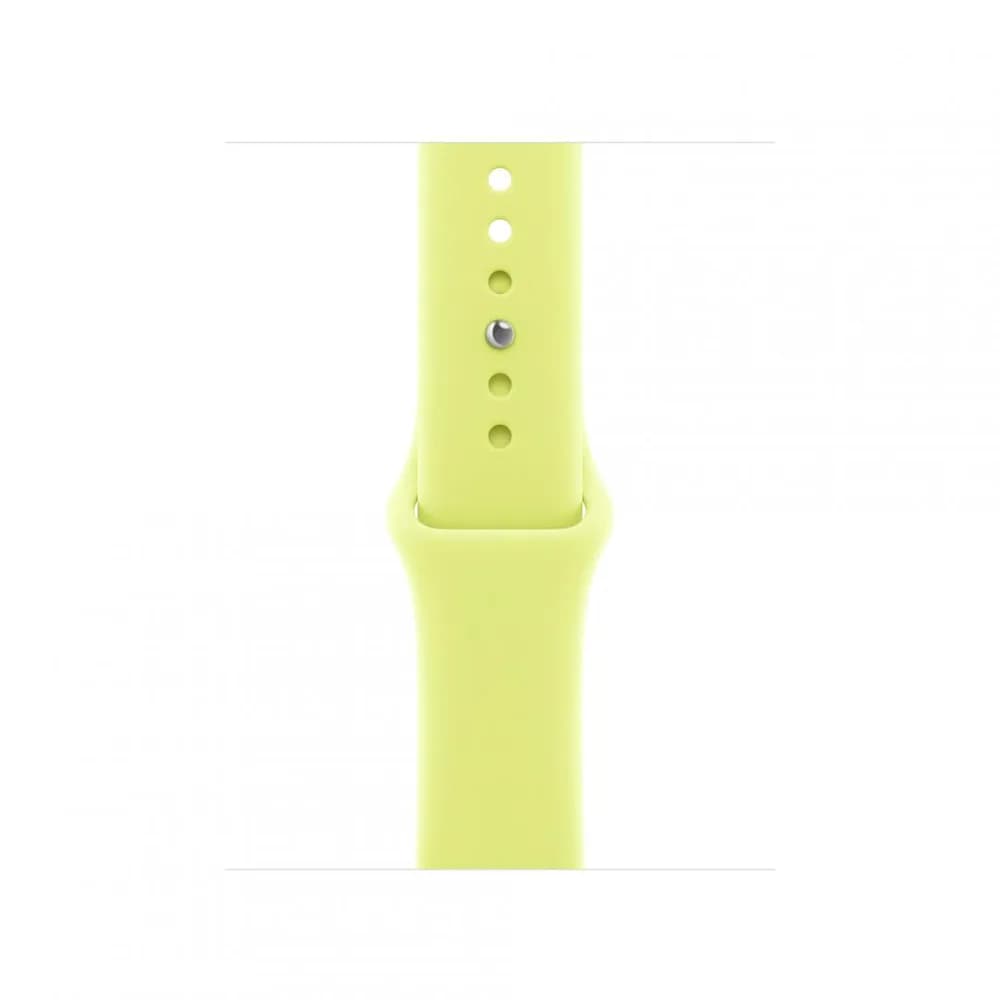Curea pentru Apple Watch 42mm Neon Yellow Sport Band - S/M