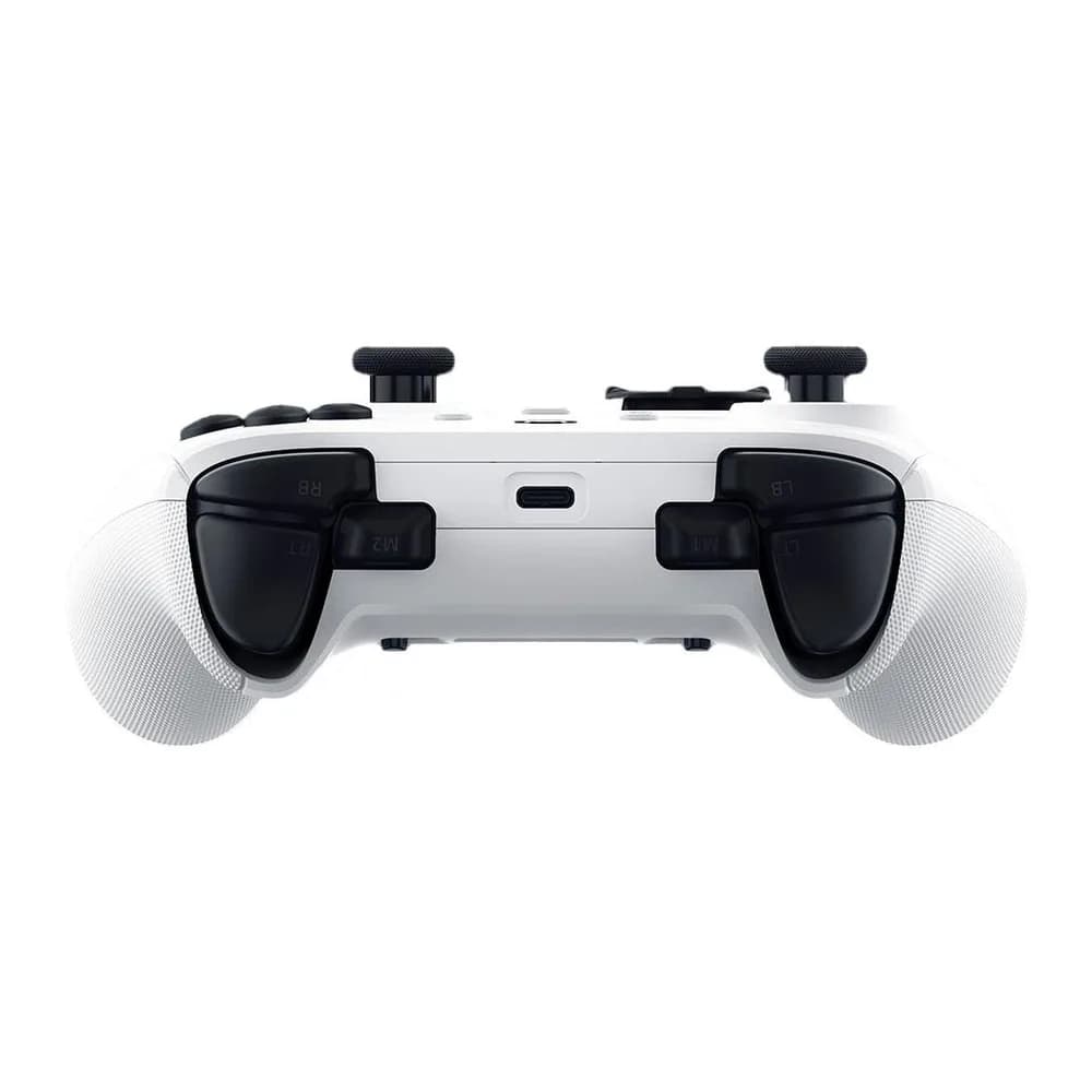 Controller cu fir Razer Wolverine V3 Tournament Edition, compatibil XBOX & PC, butoane de actiune mecanice Razer Mecha Tactile, butoane analogice Anti-drift Hall, lungime cablu 3m, interfata USB-C la USB-A, alb — miniatură