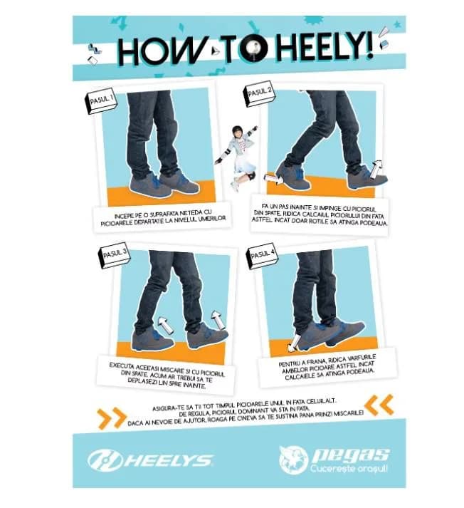 ROLE HEELYS MOTION PLUS 39 ALB/MULTI — miniatură
