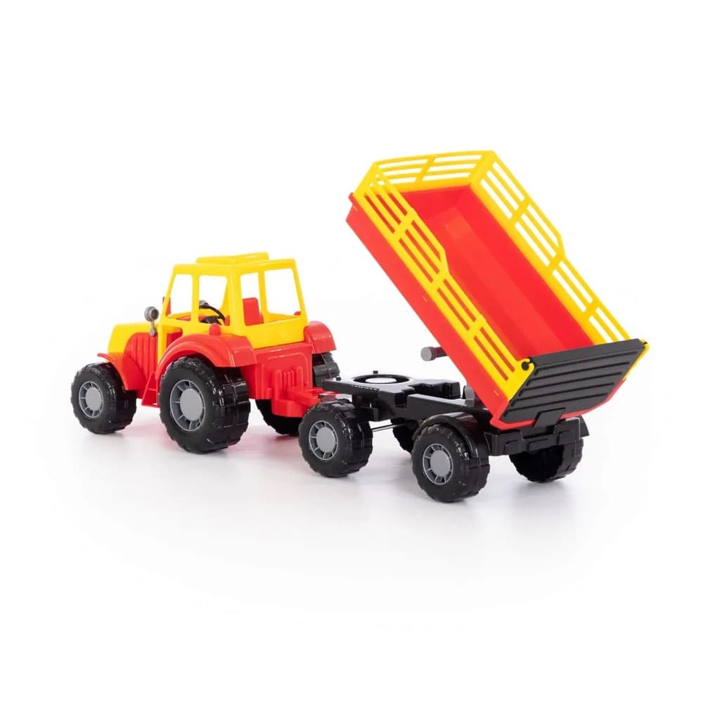Tractor cu remorca - Altay, 57x17x18 cm, Polesie — miniatură