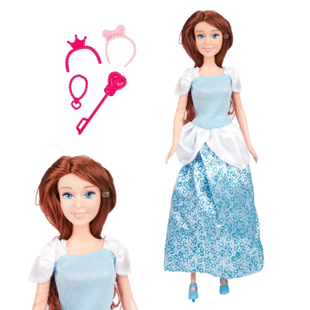 Papusa printesa, cu accesorii - Toi-Toys — miniatură