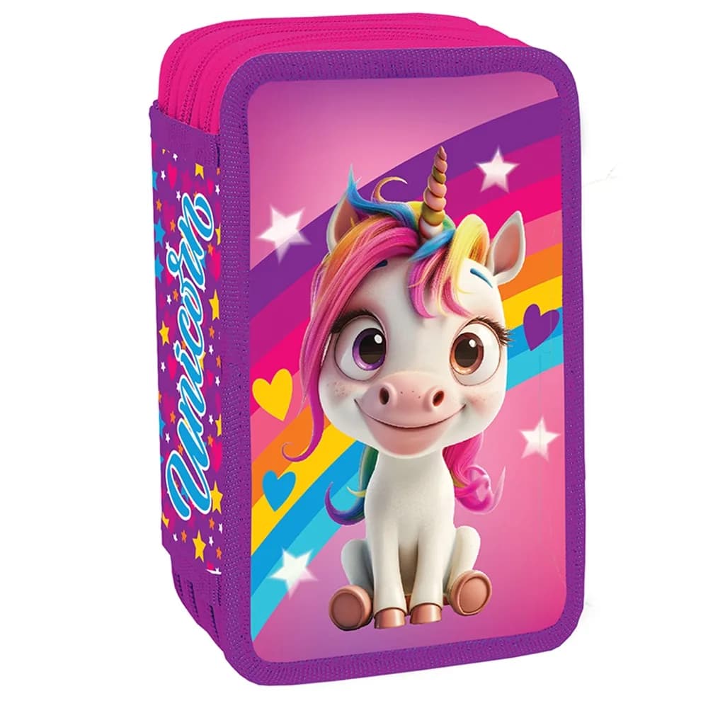 Penar echipat, 3 fermoare, 39 piese, UNICORN - S-COOL — miniatură