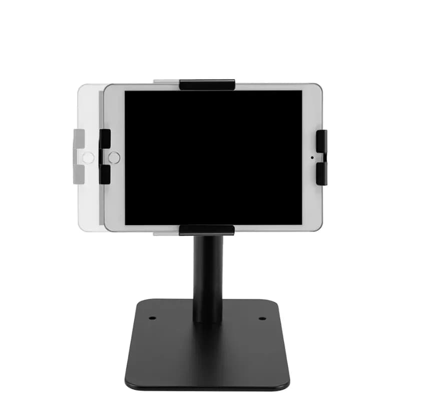 Suport de tableta Neomounts by Newstar DS15-625BL1, diagonala maxima 11", greutate maxima 1kg, tilt +20°, -110°, rotate 360°, reglare manuala, negru — miniatură