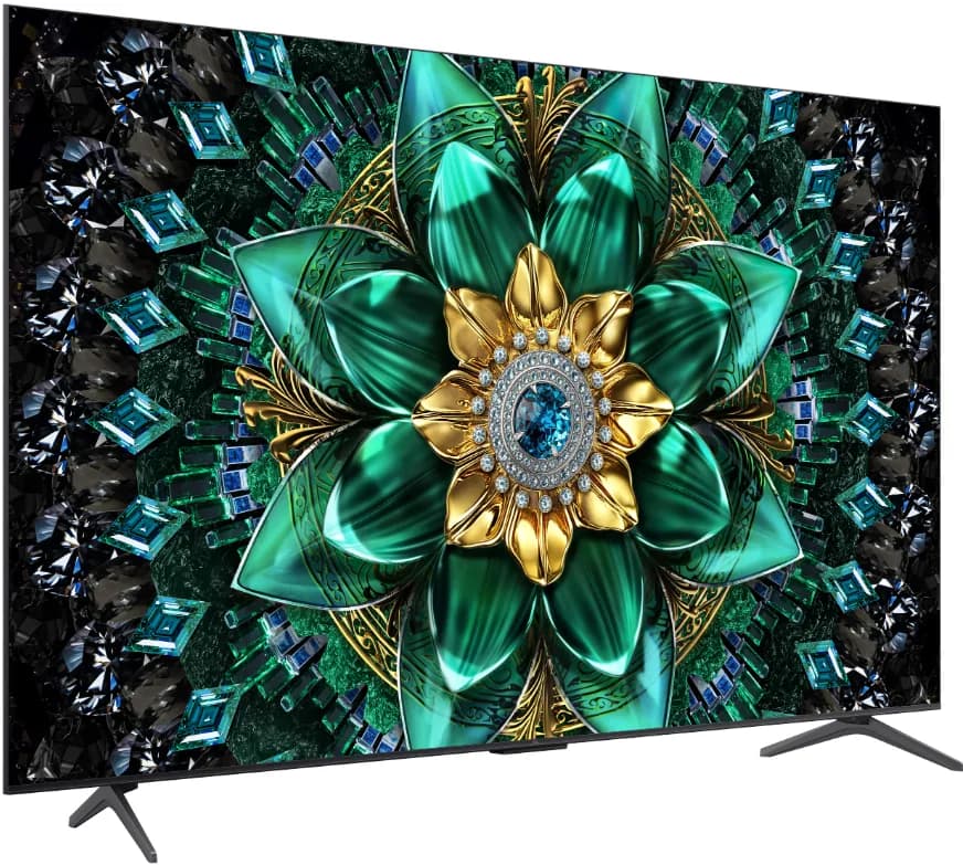 Televizor TCL QD-MiniLED 55Q6C, 138 cm, Smart Google TV, 4K Ultra HD, 144Hz, Onkyo — miniatură
