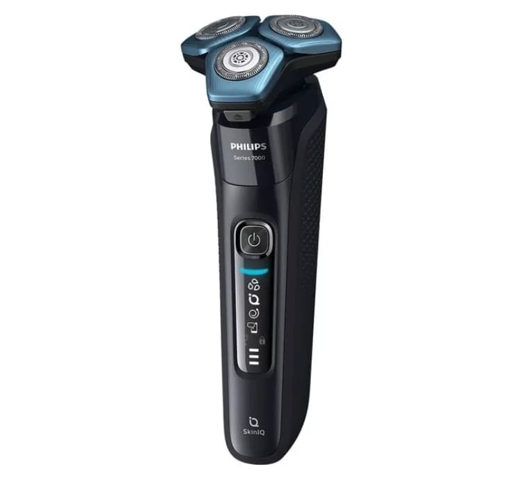 Aparat de Ras PHILIPS Shaver Series 7000 S7886/55, Acumulator, Autonomie 60 min, SkinIQ, Negru — miniatură
