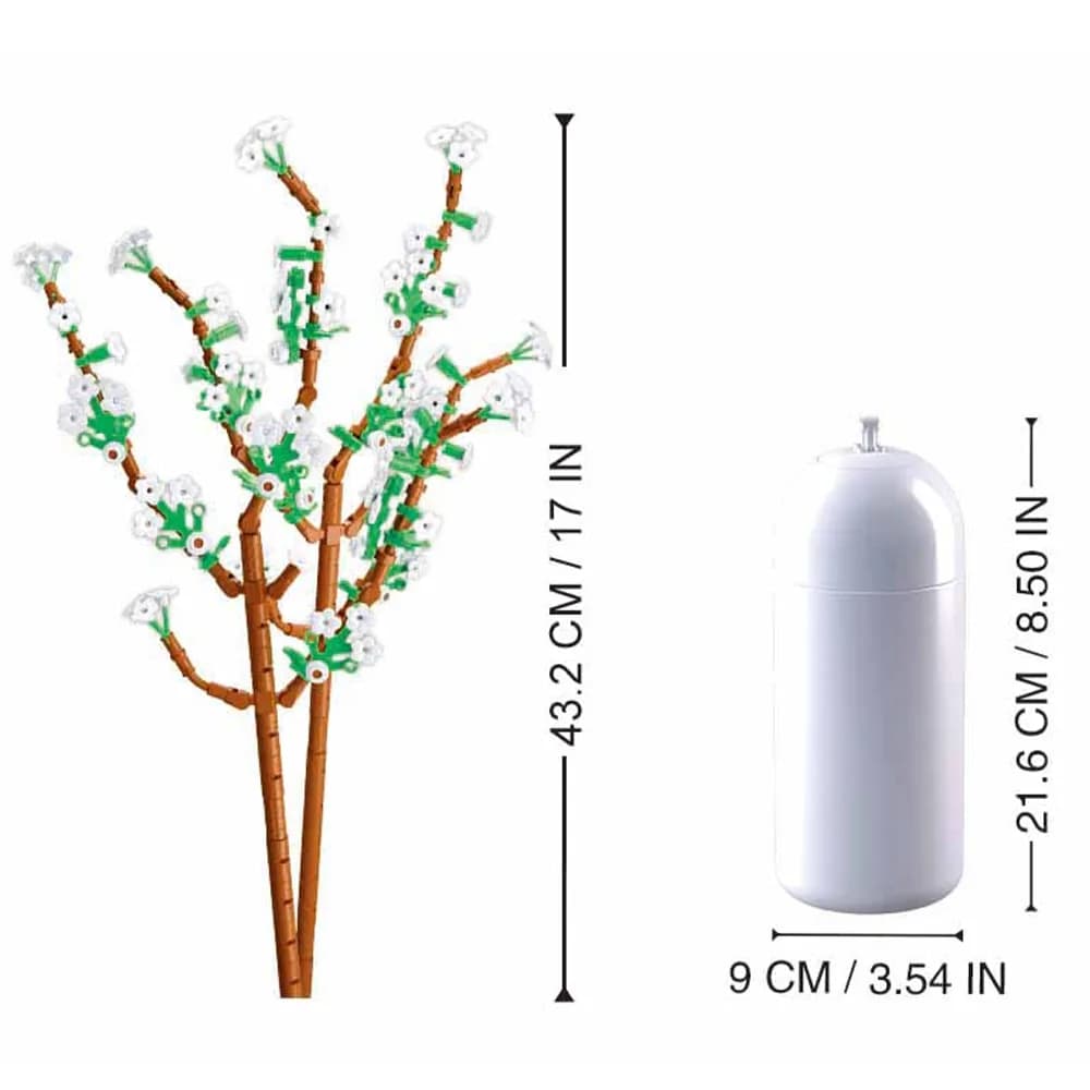 Set de Constructie Flowers, 269 piese, Fontanesia - Sluban — miniatură