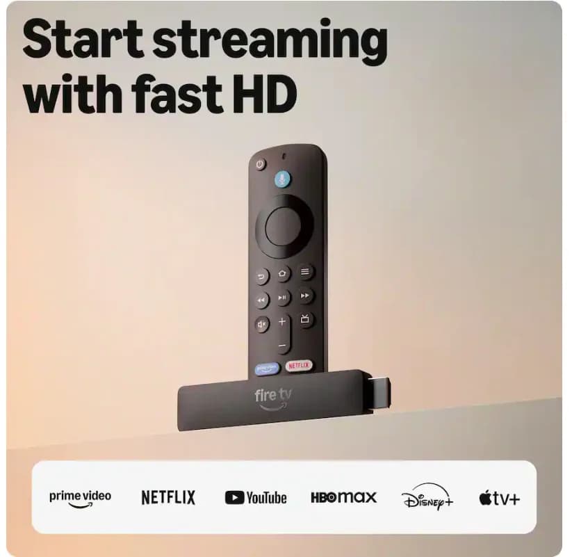 Amazon Fire TV Stick HD Streaming Device 8GB - Wifi 6 - 3rd Gen — miniatură