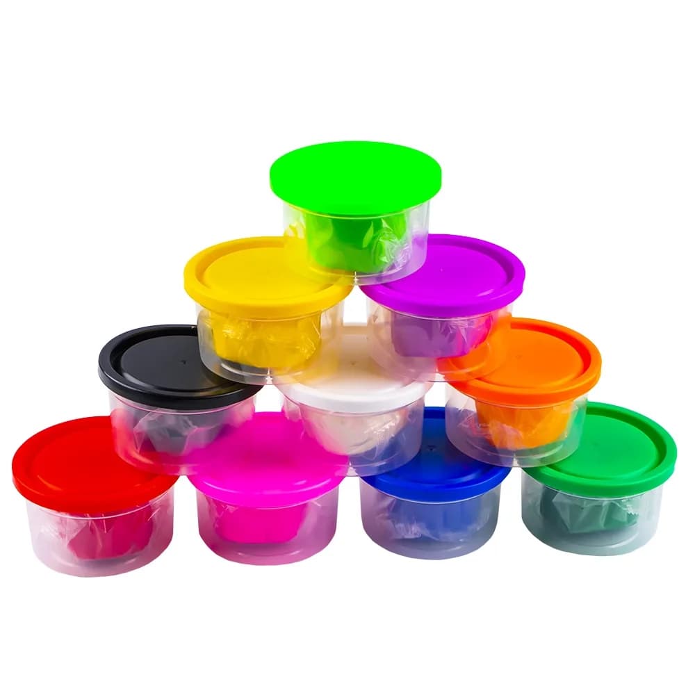 Plastilina modelaj, 10 culori, 60 g - NEBO — miniatură