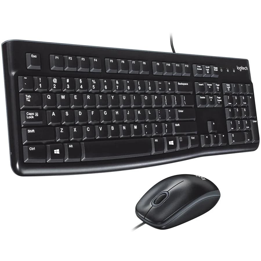 LOGITECH MK120 corded Desktop black USB - NSEA (US), "920-002562"