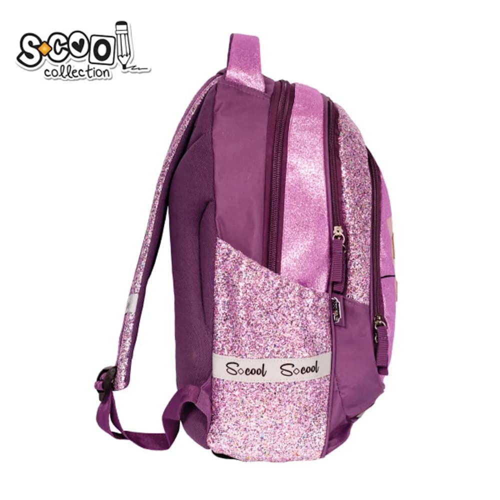 Ghiozdan anatomic, compartiment laptop, 41x28x21 cm, light ENJOY - S-COOL — miniatură