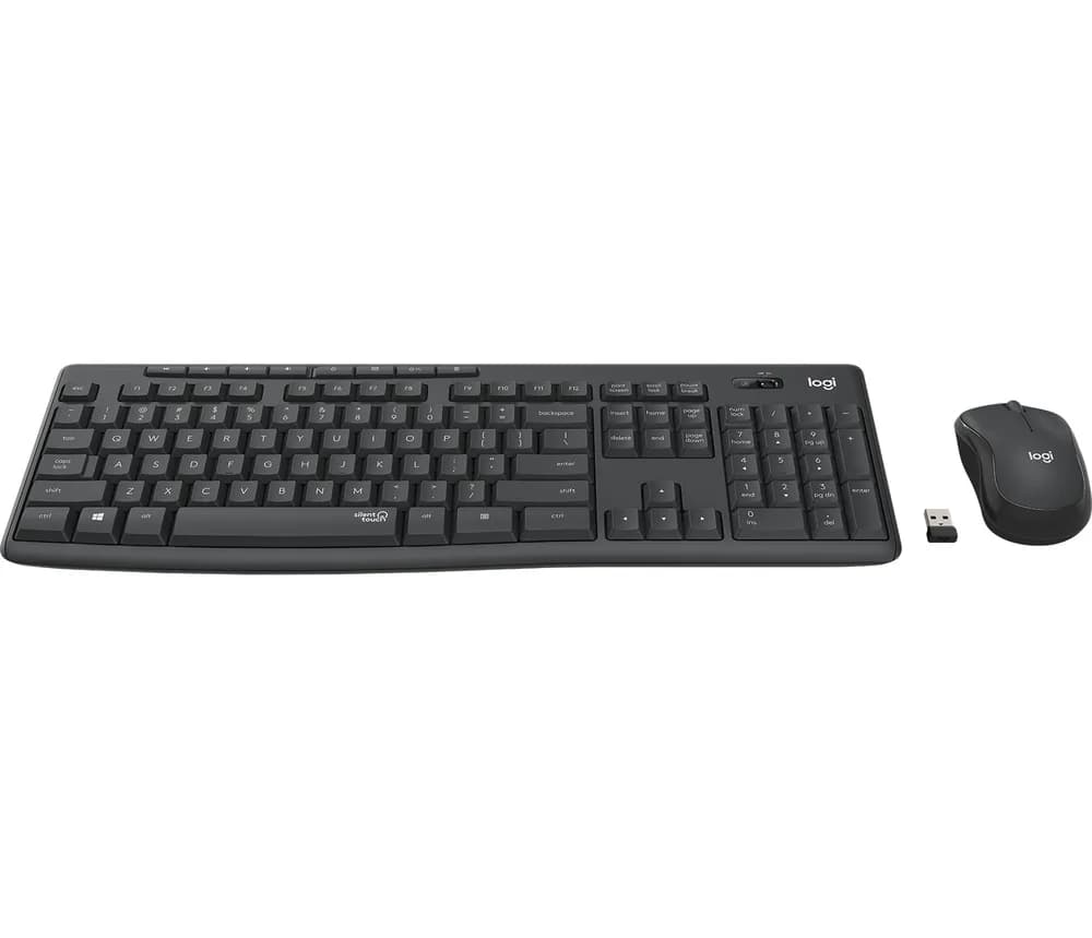LOGITECH MK295 Silent Wireless Combo GRAPHITE CZE-SKY INTNL "920-009808" — miniatură
