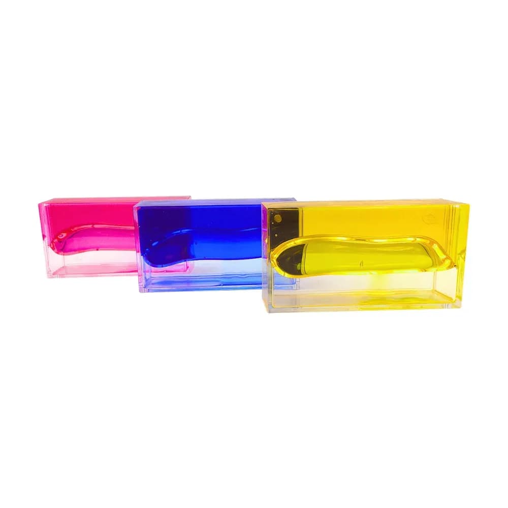 Tuburi cu gel curgator de framantat (3x dreptunghi) mov, galben, roz — miniatură