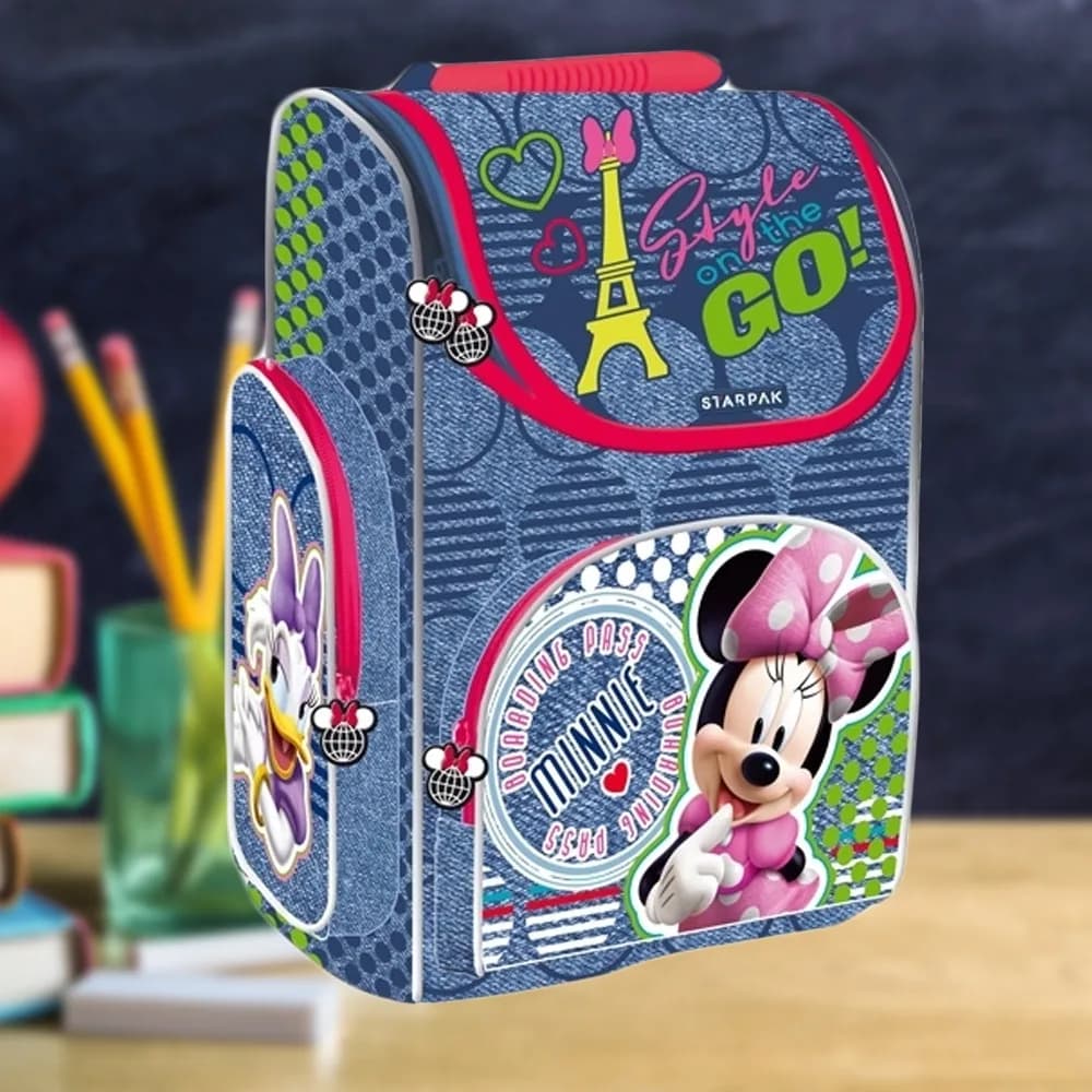 Ghiozdan - carcasa tare MINNIE. 37x27x14,5cm - STARPAK — miniatură