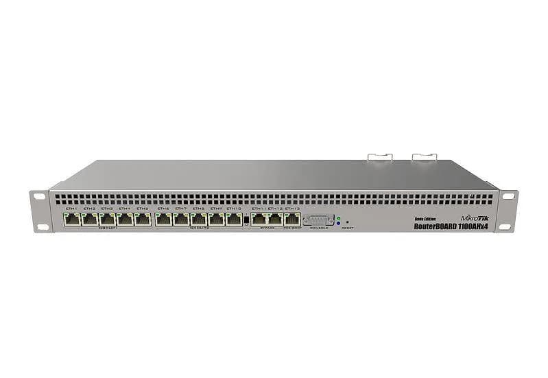 NET ROUTER 10/100/1000M 13PORT/DUDE RB1100DX4 MIKROTIK "RB1100DX4"