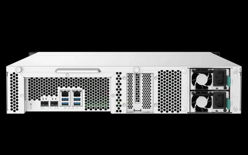 QNAP NAS 8BAY 2U AL-324 1.7GHZ 4GB 2x10G, "TS-832PXU-RP-4G" — miniatură