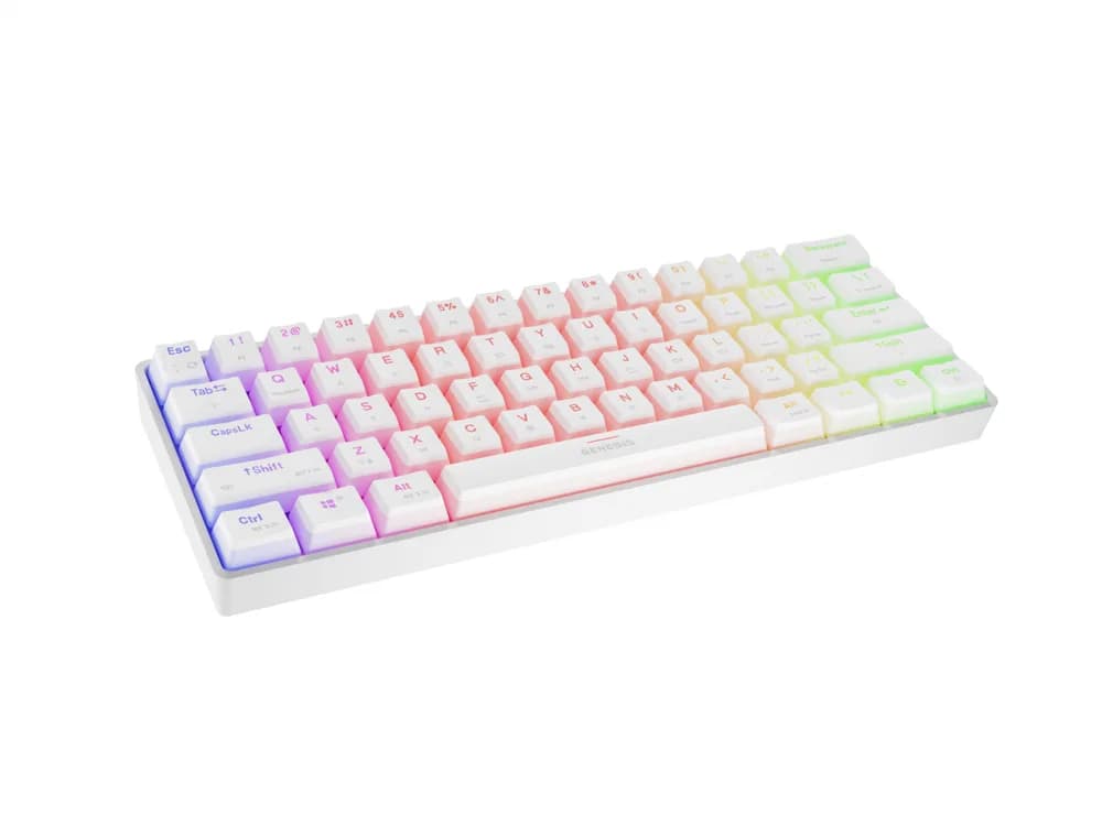 Tastatura Mecanica Gaming Genesis Thor 660 G2, RGB, Wireless, Alb — miniatură