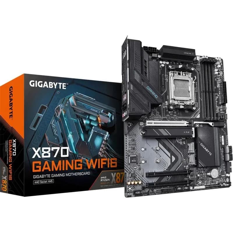 Placa de baza Gigabyte X870 GAMING WIFI6, Socket AM5, DDR5, ATX