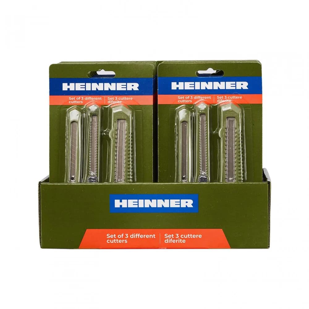 HEINNER SET 3 CUTTERE — miniatură