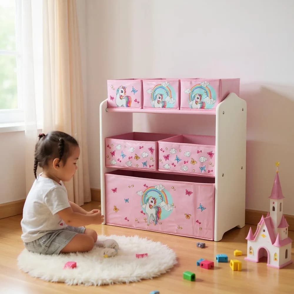 Dulap depozitare jucarii Unicorns,U-Grow — miniatură