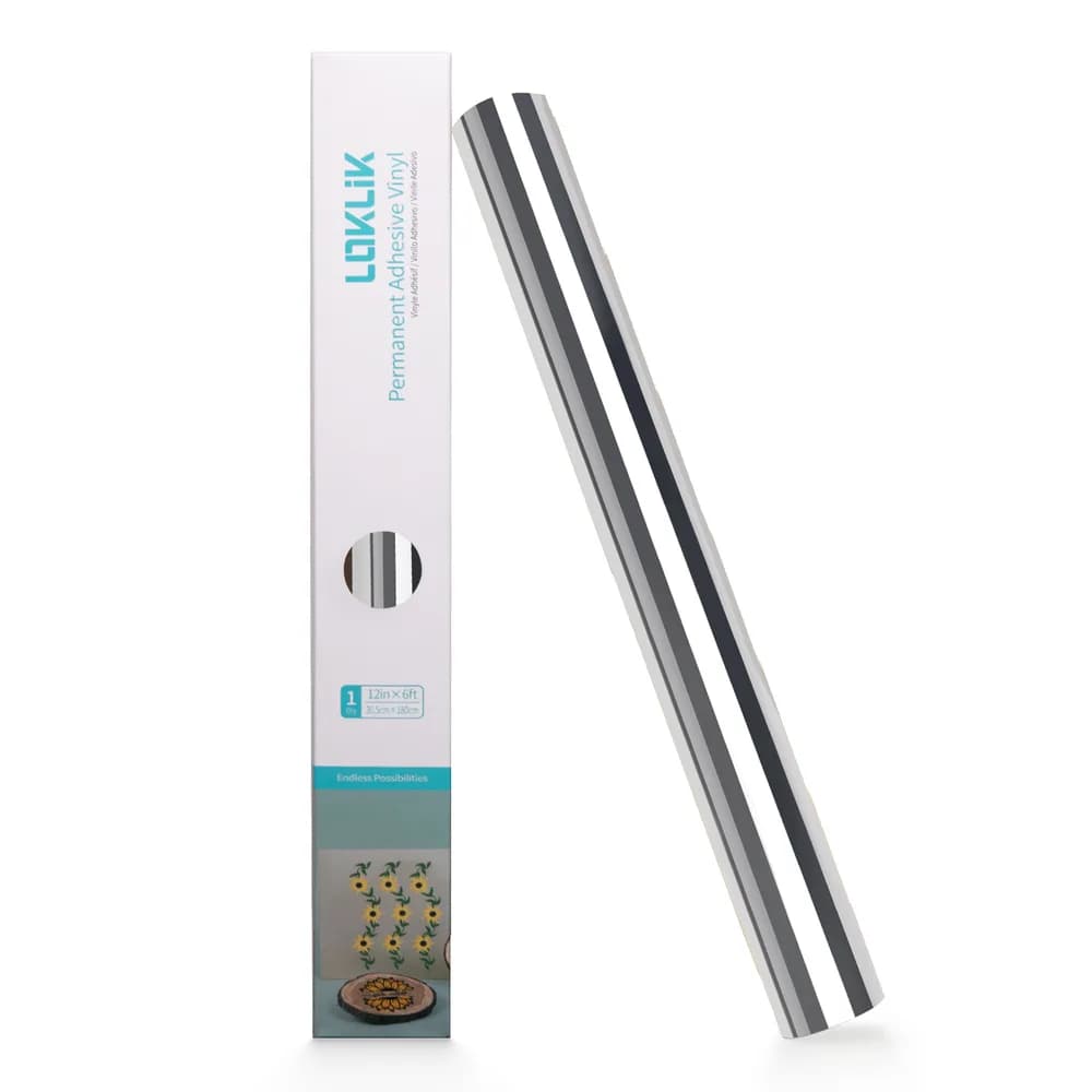 Accesoriu gravator laser LOKLiK Permanent Adhesive Vinyl Mirror Metallic (SG-JST-0418-US-L-B2B) — miniatură