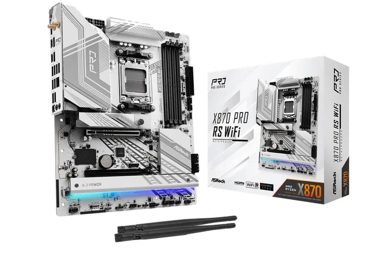 Placa de baza ASRock X870 Pro RS WiFi, Socket AM5, DDR5, ATX