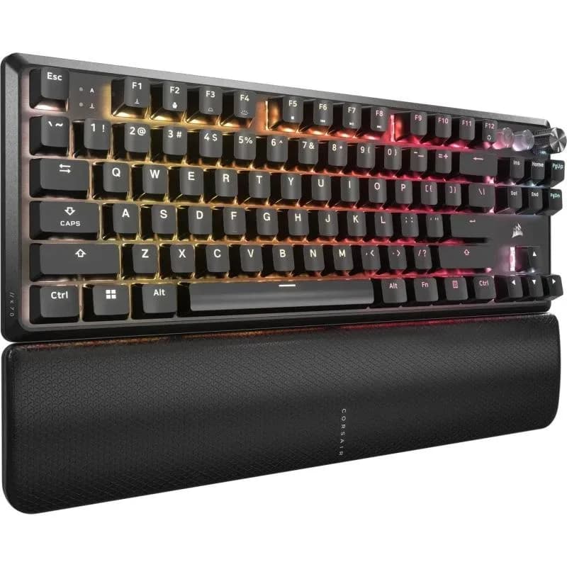 Tastatura Mecanica Gaming CORSAIR K70 PRO TKL, RGB, USB, negru — miniatură