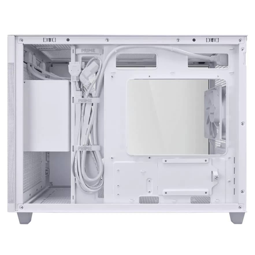 Carcasa ASUS AP201 PRIME CASE TG WHITE, Mini Tower, White — miniatură