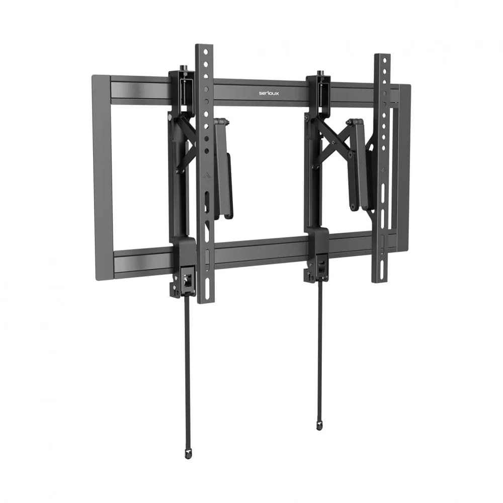 Suport TV Serioux Reglabil 37-90" 80kg Dimensiune ecran compatibilă 37"-90" Compatibil VESA 200x200, 300x200, 400x200, 300x300, 400x300, 400x400, 600x400 Greutate maxima suportata 80 kg Profil 53~172 mm Interval de înclinare +10°~-15° Interval de pivotare +10°~-10° Nivel ecran 30 mm