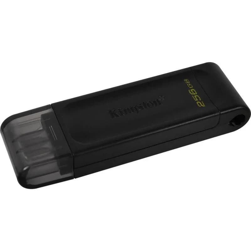 Memorie USB Kingston DataTraveler 70 256GB, USB Type-C, Negru — miniatură