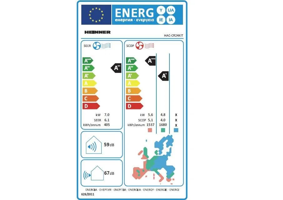 APARAT AER CONDITIONAT HEINNER HAC-CR24KIT — miniatură