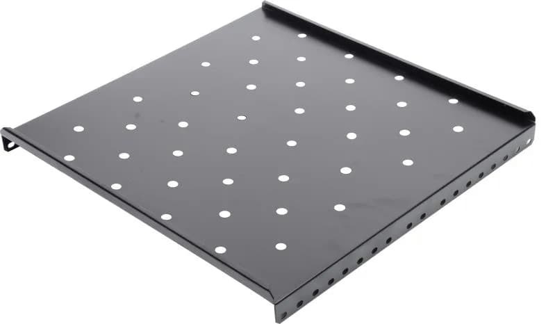 RAFT FIX SPACER 1U pentru rack 19", adancime 650mm, pt. cabinet de 1000mm, sarcina maxima 60Kg, vopsea antistatic, otel 1.2mm, black, "SPSF-1U650-BK-03"