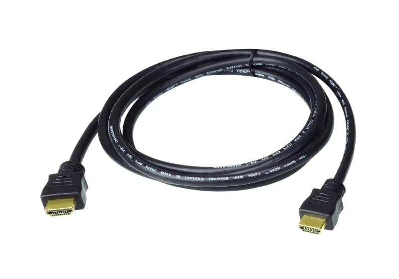 Cablu ATEN 2L-7D05H-1. Lungime cablu: 5 m, Conector 1: HDMI Tip A (Standard), Conector 1 gen: Tată, Conector 2: HDMI Tip A (Standard), Conector 2 genuri: Tată, Placare contacte conectori: De aur, 3D, Culoarea produsului: Negru