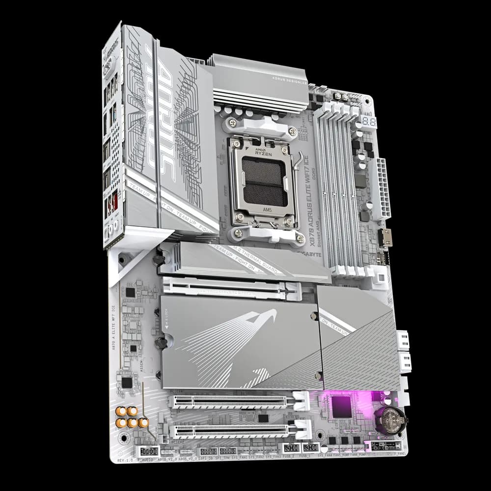 Placa de baza GIGABYTE X870 A ELITE WF7 ICE "X870 A ELITE WF7 ICE" — miniatură
