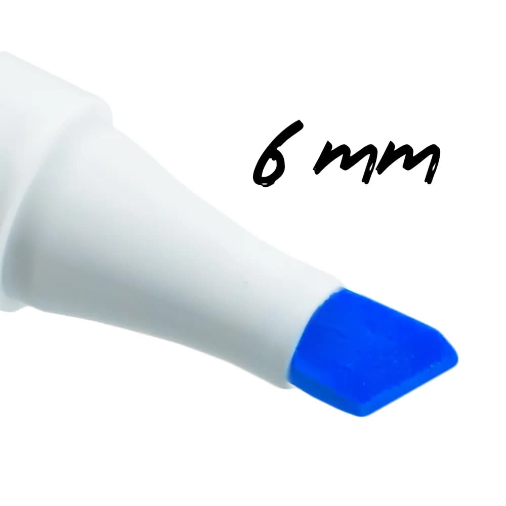 Markere cu 2 capete, 6mm-3mm, 36 cul/set - S-COOL — miniatură