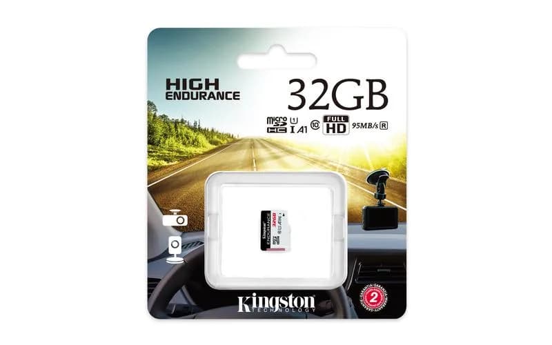 Card de Memorie Micro SDXC Kingston High Endurance, 32GB, Adaptor SD, Class 10 — miniatură
