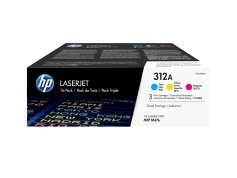 Combo-Pack Original HP CMY, nr.312A, pentru LaserJet Pro M377|M452|M477, 3x2.7K, "CF440AM"