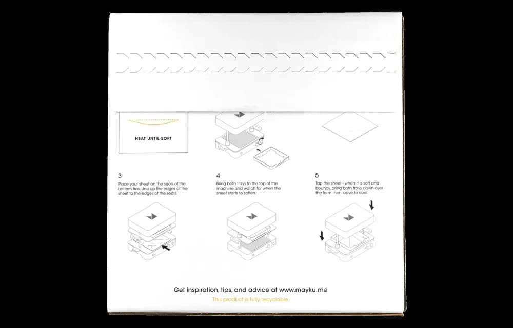 Rășină 3D Mayku Sheets (LDPE Sheets) 20 buc of 1,5 mm — miniatură