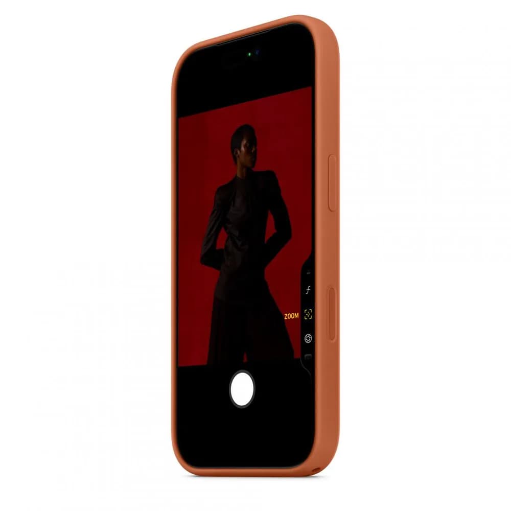 iPhone 17 Pro Silicone Case with MagSafe - Terra Cotta — miniatură