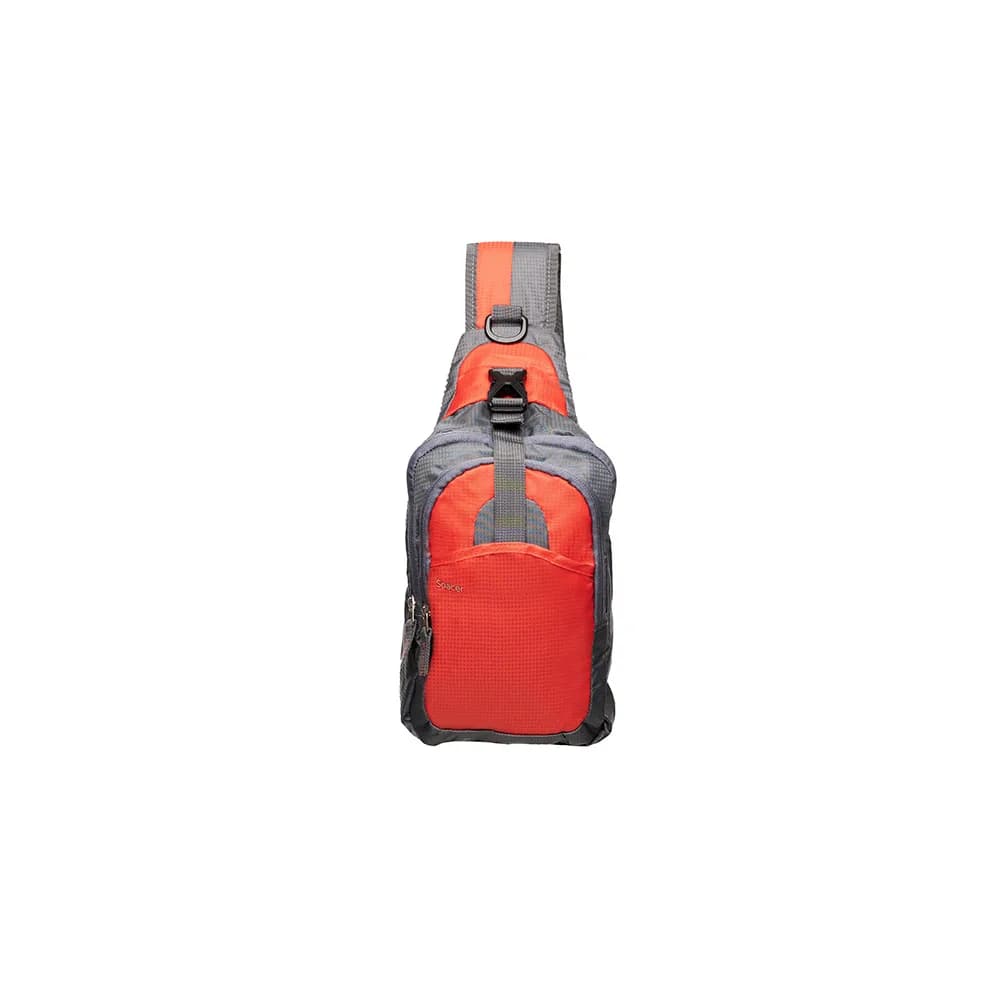 RUCSAC SPACER Sling, nylon,1 bretea, 2 compartimente principale,1 buzunar frontal, 1 buzunar lateral, 35x18x7cm, water resistant, red, "SPB-SLING-RED" — miniatură