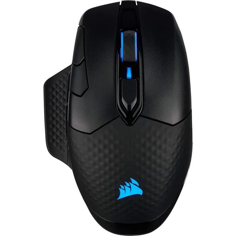 Mouse Gaming Wireless Corsair DARK CORE RGB PRO, 18000 DPI, negru — miniatură