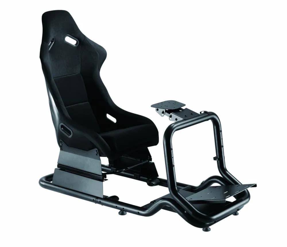 Scaun gaming Serioux Racing Cockpit cu suport monitor — miniatură