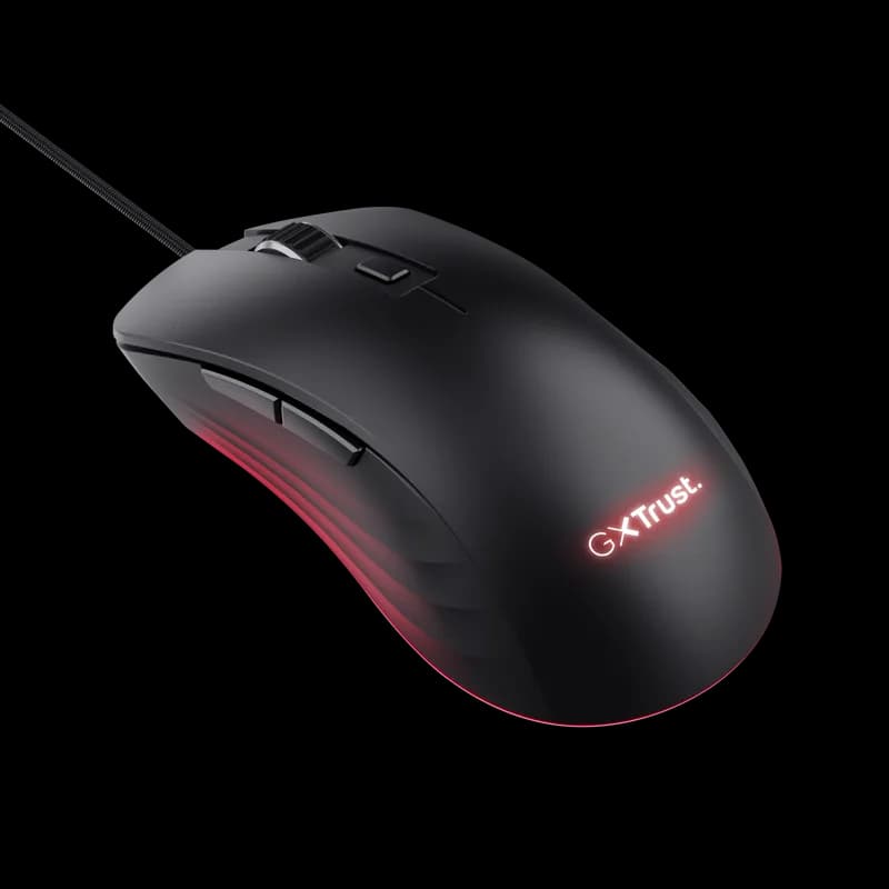 Mouse Gaming Trust GXT924 YBAR+, 25600 dpi, Negru — miniatură
