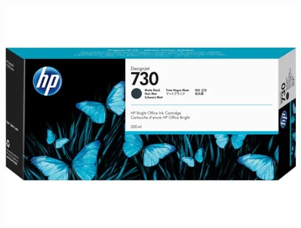 Cartus Cerneala Original HP Matte Black, nr.730, pentru Designjet T1600|Designjet T1700|Designjet T2600, 300ml, "P2V71A"
