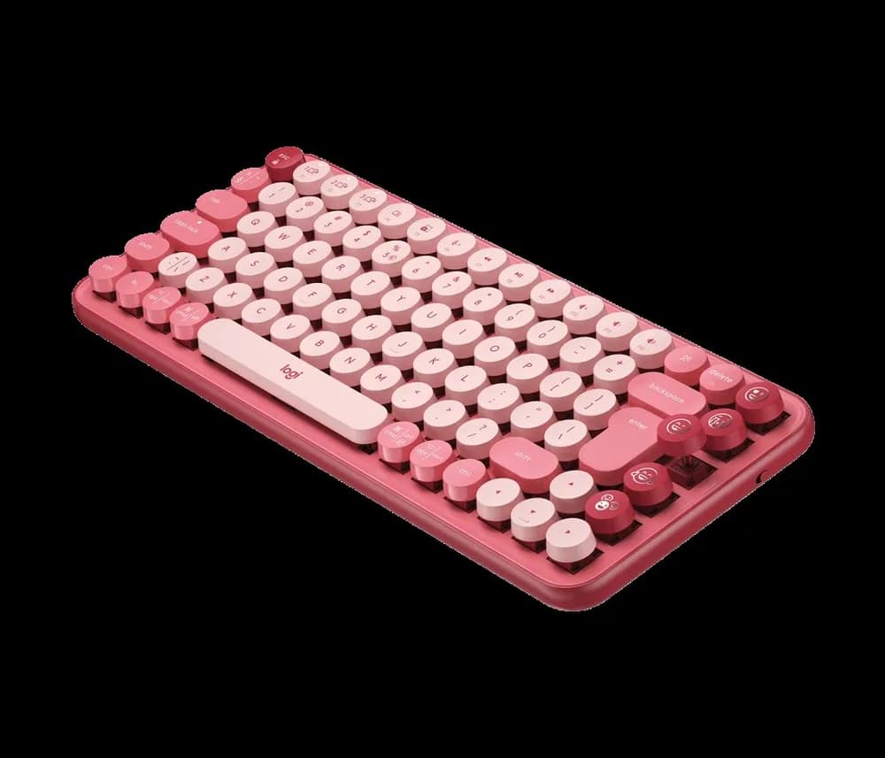 LOGITECH POP ICON KEYS - ROSE - US INTL - BT - INTNL-973 "920-013073"