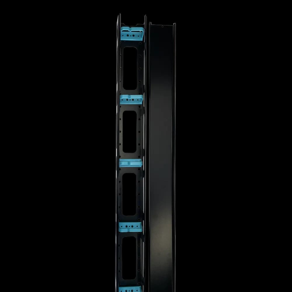 Set doua organizatoare verticale de cabluri pentru Rack 32U, Eco Xcab "EcoXcab-32Uorg"
