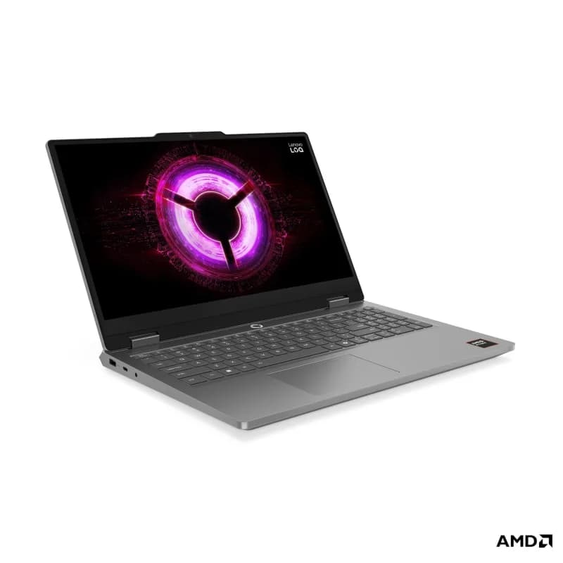 Laptop Gaming Lenovo LOQ Essential 15ARP11, cu procesor AMD Ryzen 5 150, 15.6'' IPS, 16 GB DDR5, 512 GB, NVIDIA GeForce RTX 5050, 8GB GDDR7, Fara OS