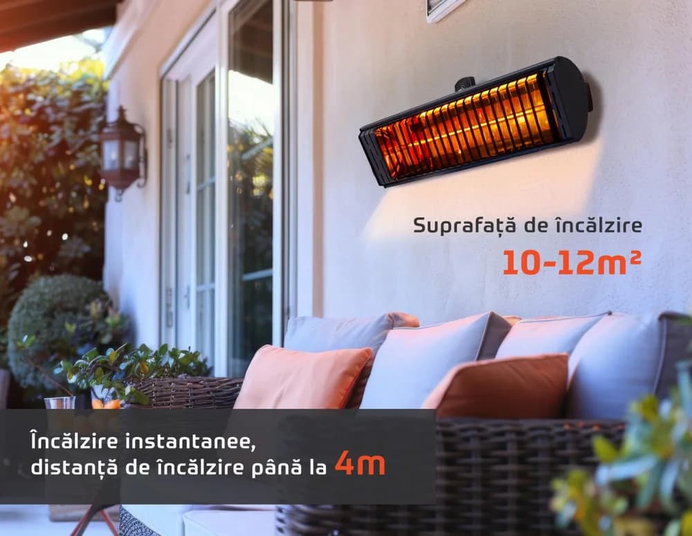 HEINNER Incalzitor electric cu prindere de perete 2000W — miniatură