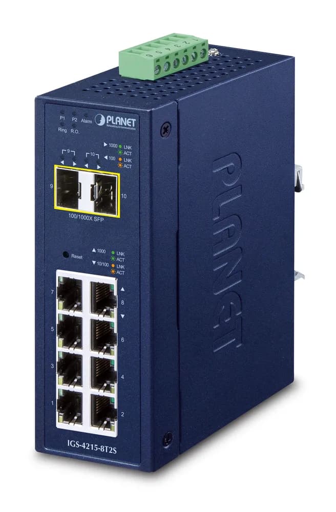 NET SWITCH 8PORT 1000M/IGS-4215-8T2S PLANET "IGS-4215-8T2S"
