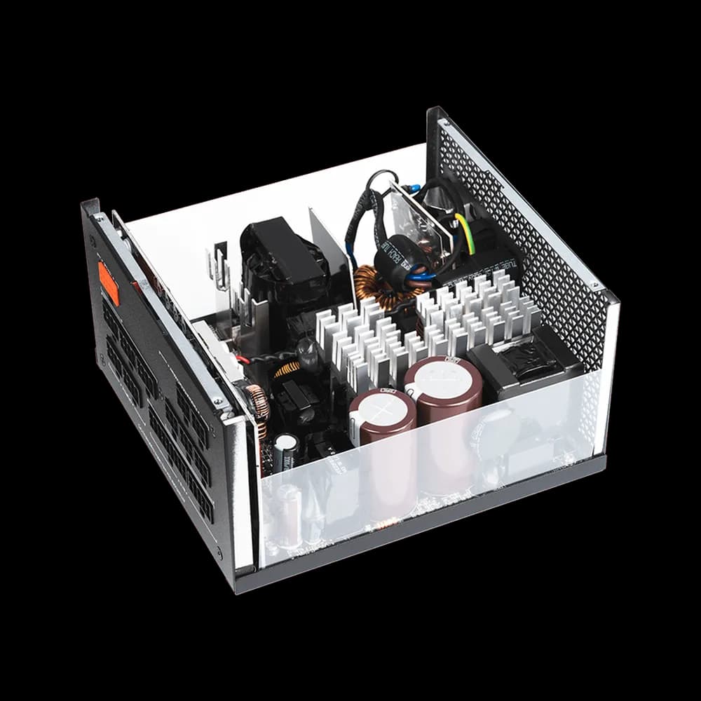 SURSA PCCooler "YS850", 850W, certificare 80Plus Gold, modular, PFC+Full Bridge SRCLLC+DC to DC, fan 135mm, negru, "P5-YS850-G1F" — miniatură